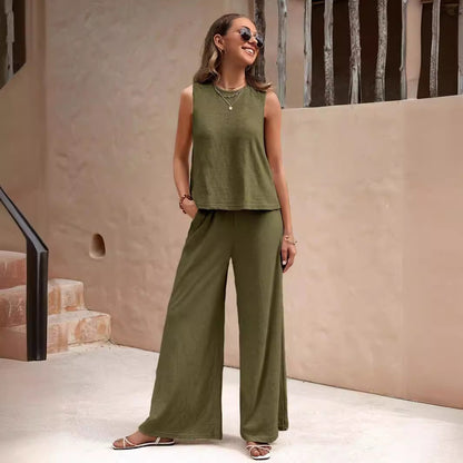 Women's Two Pieces Suit Full Trouser