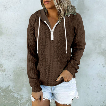 Design Hoodie Drawstring Sweatshirt Fashion Women Daily Clothing